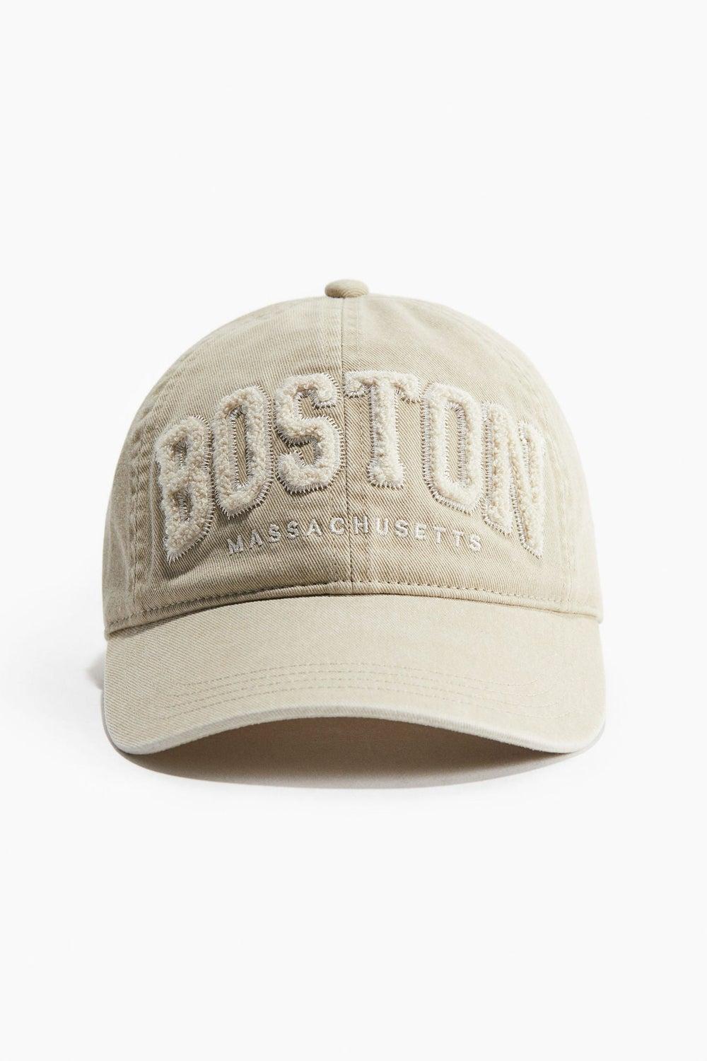 H&M Women's Embroidered Cotton Twill Cap - Image 1