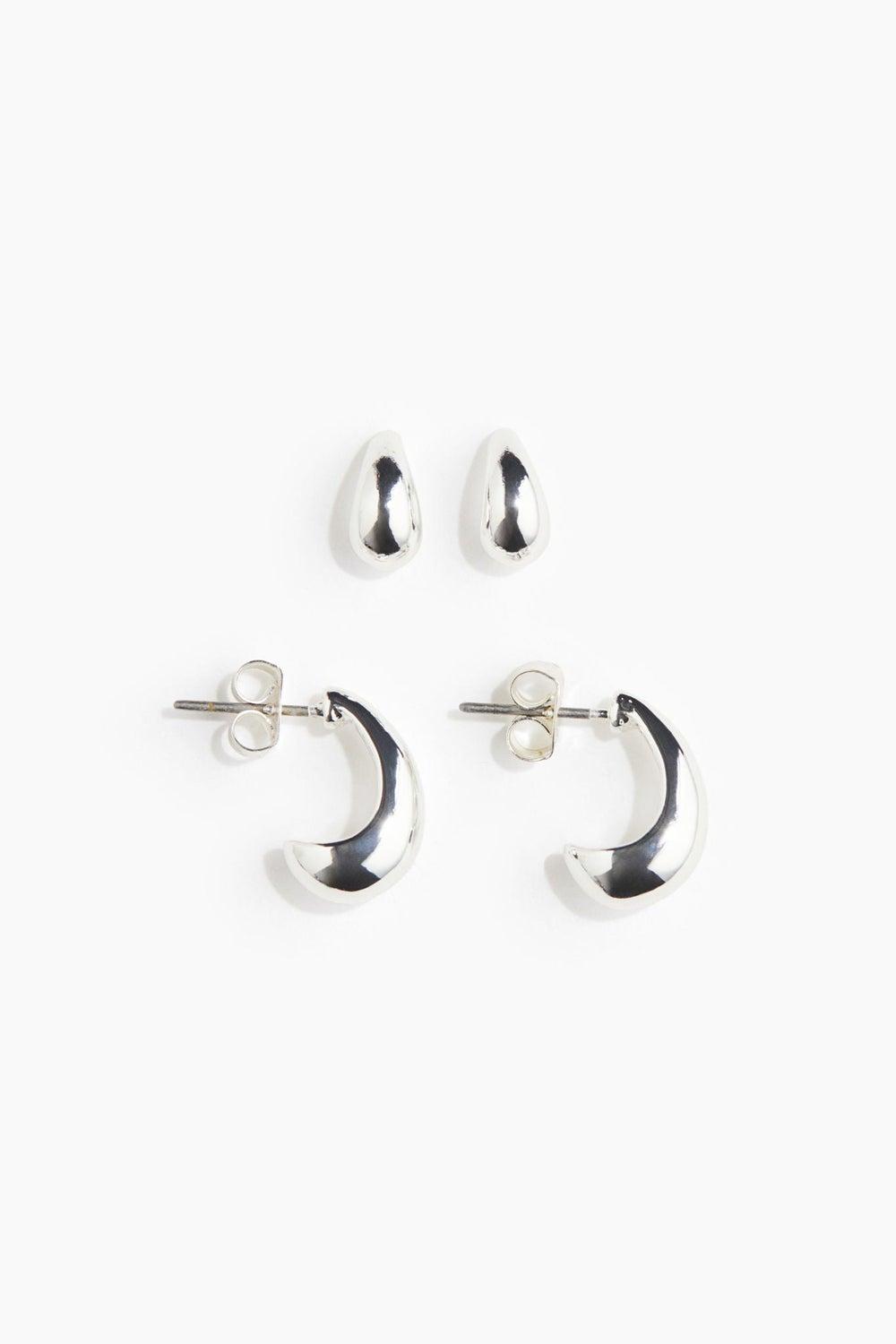 H&M Chic Duo: Elegant Women's Earrings Set - Image 1