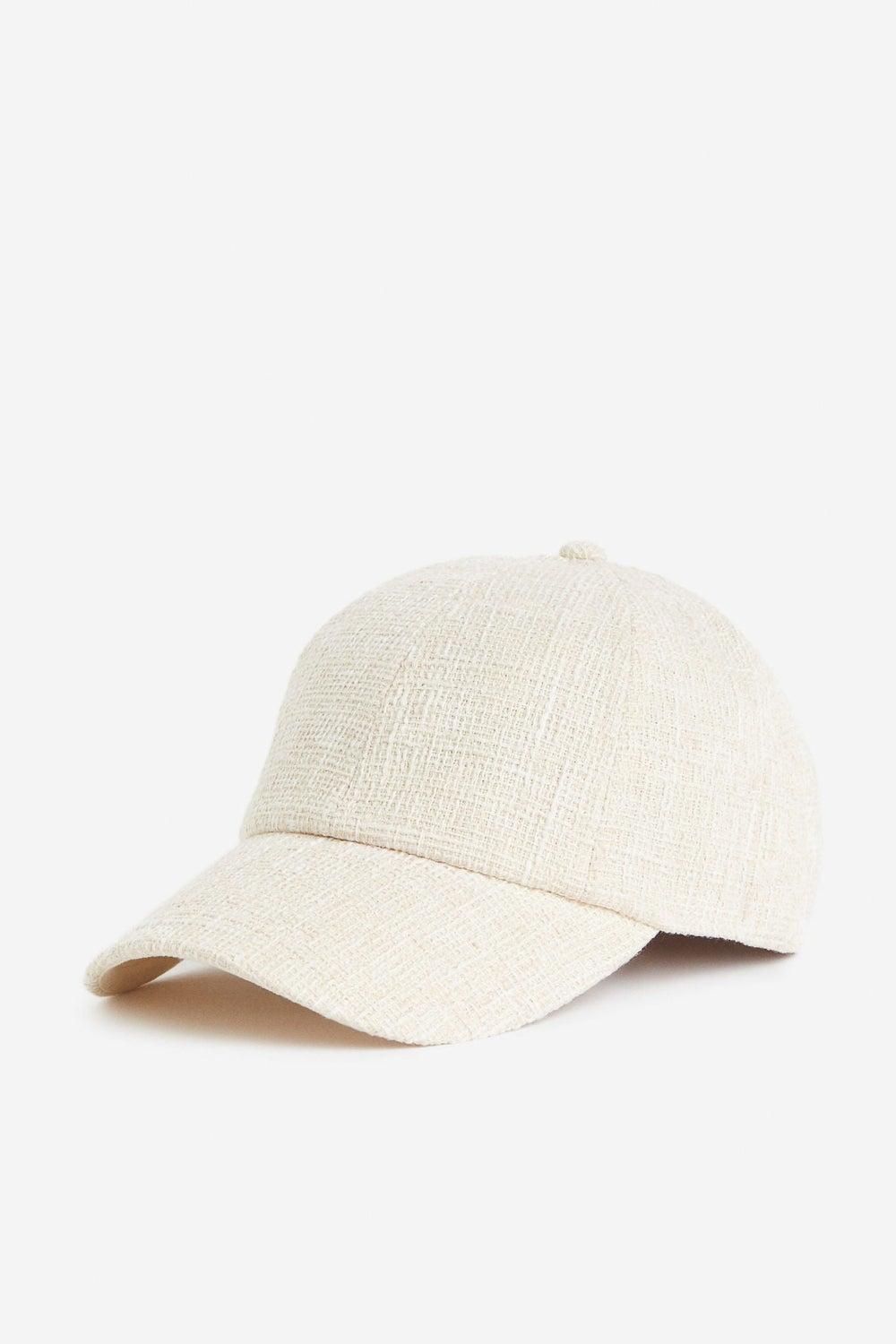H&M Chic Textured Cotton Blend Cap for Women - Image 1