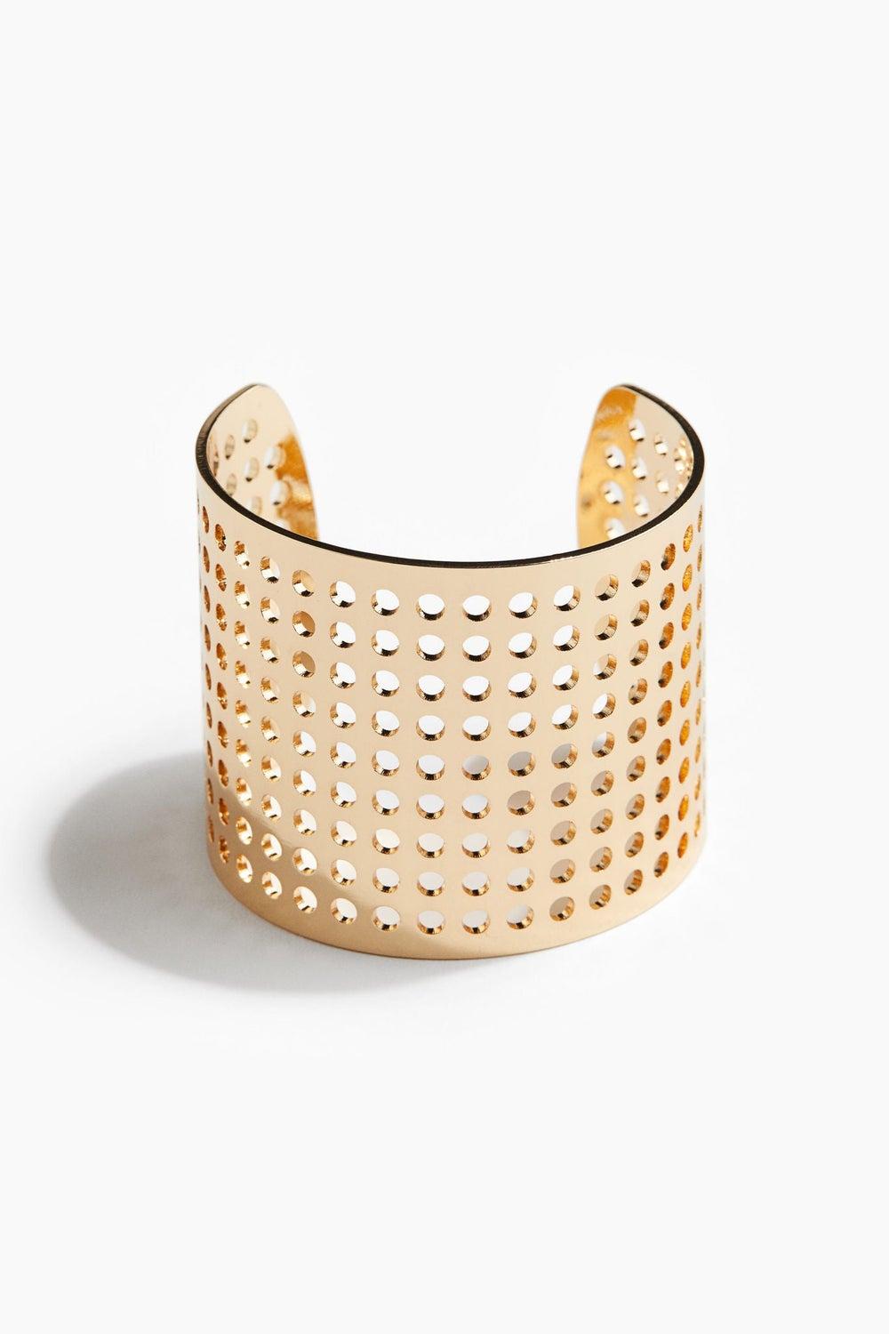 Elegant H&M Perforated Cuff Bracelet - Chic Accessory - Image 1