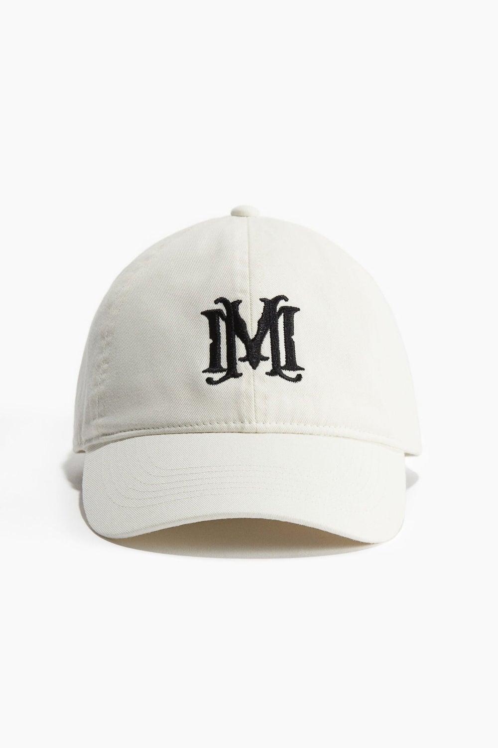 H&M Chic Embroidered Cotton Twill Cap for Women - Image 1