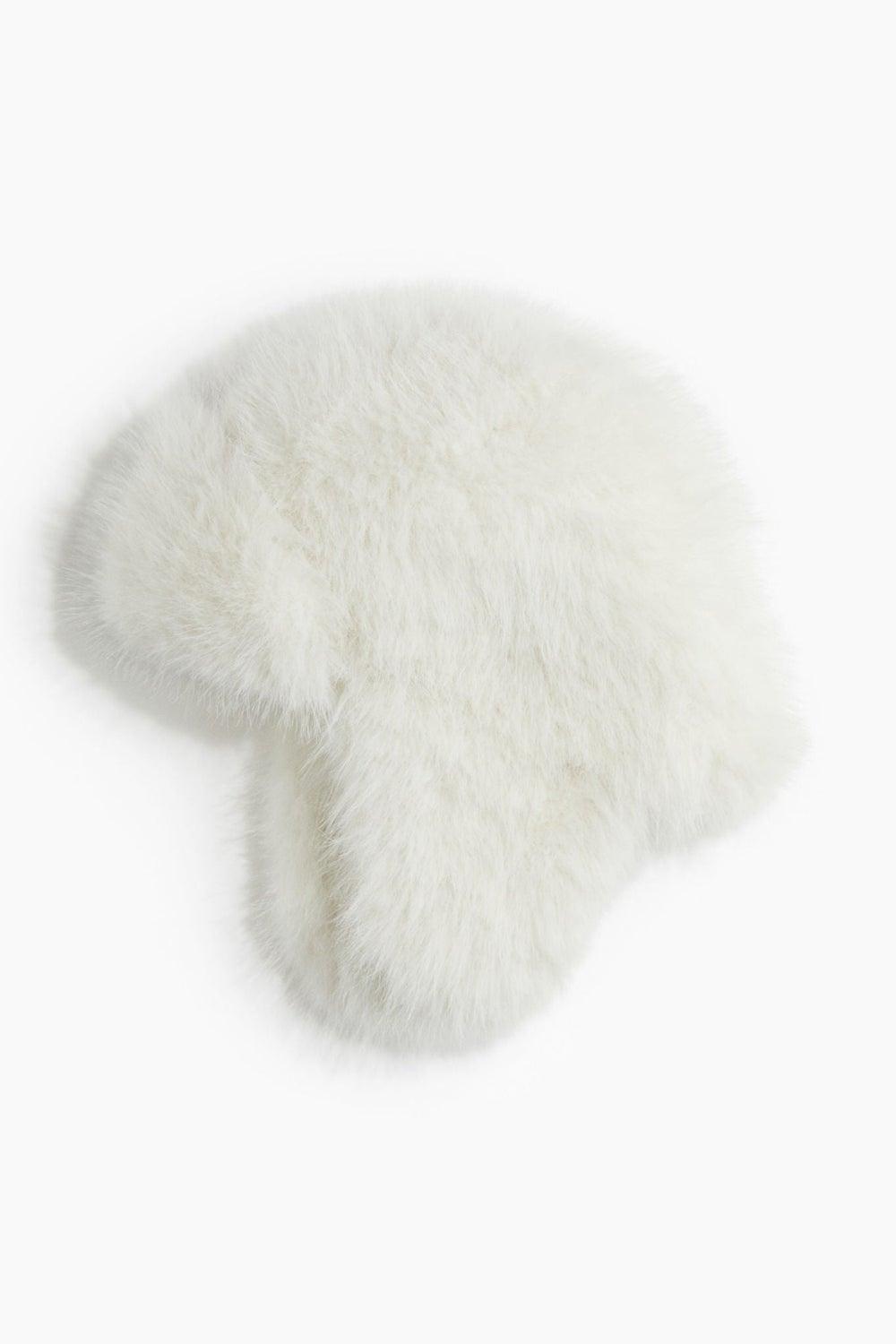 H&M Elegantly Cozy Faux Fur Earflap Hat for Women - Image 1