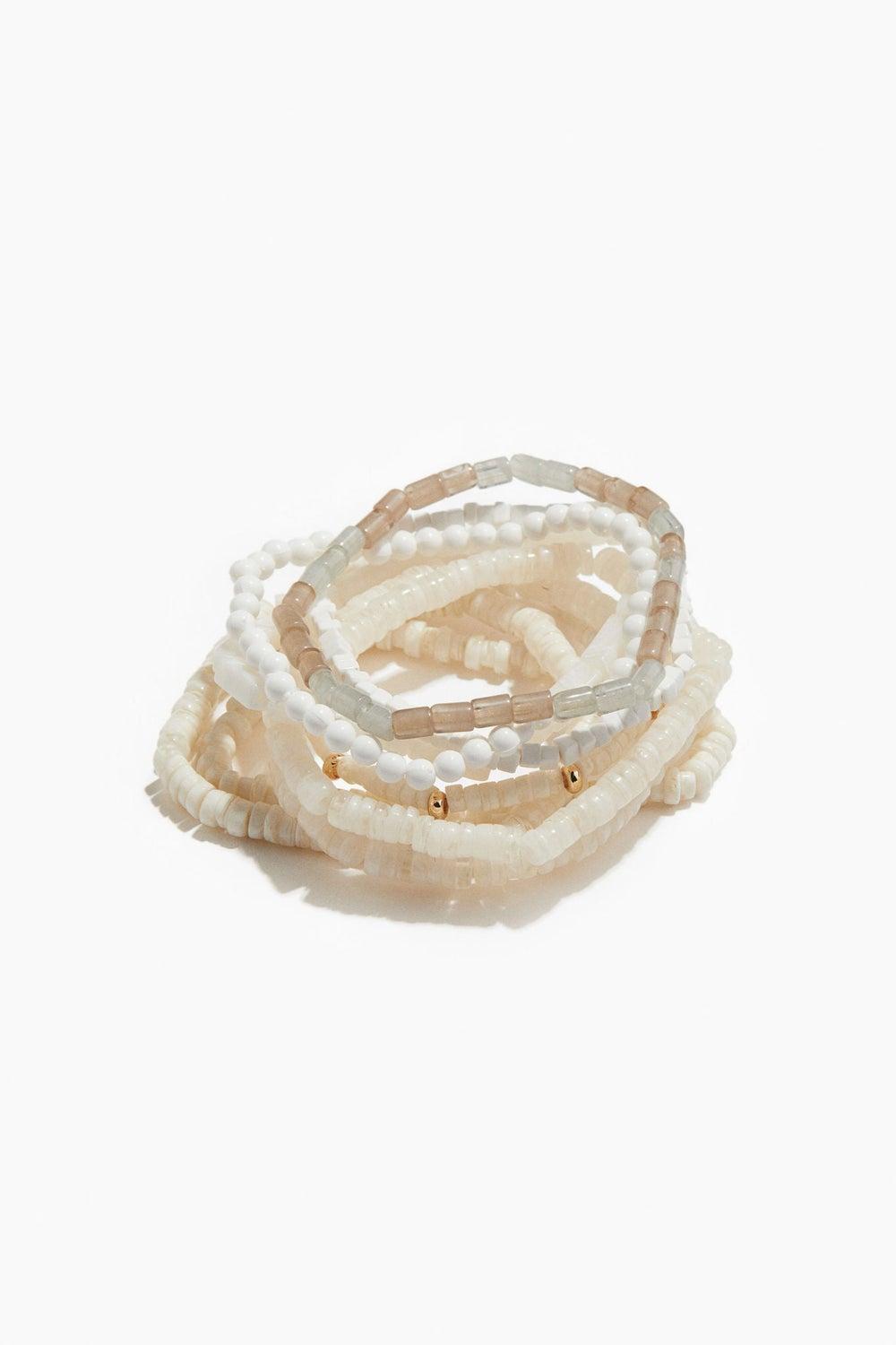 H&M Elegant 9-Pack Mixed Material Bracelets - Image 1