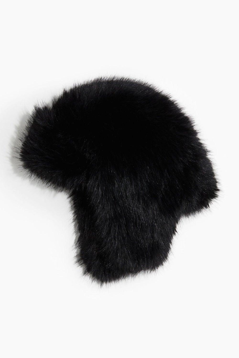 Chic H&M Fluffy Earflap Hat for Comfortable Warmth - Image 1