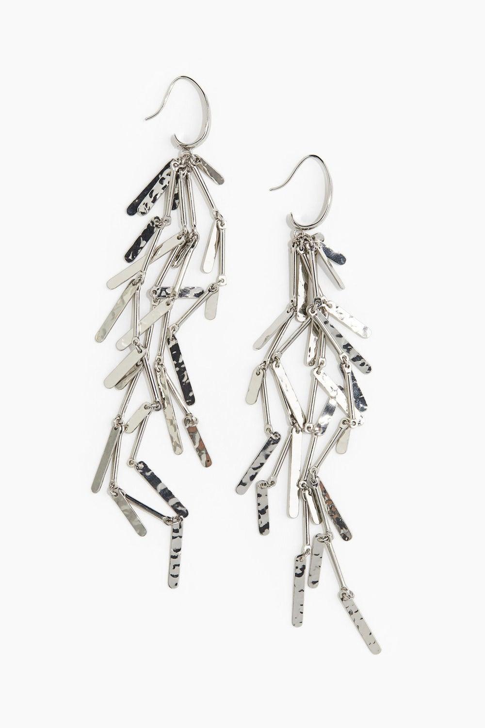 H&M Long Dangle Earrings - Cascade of Glamour - Image 1