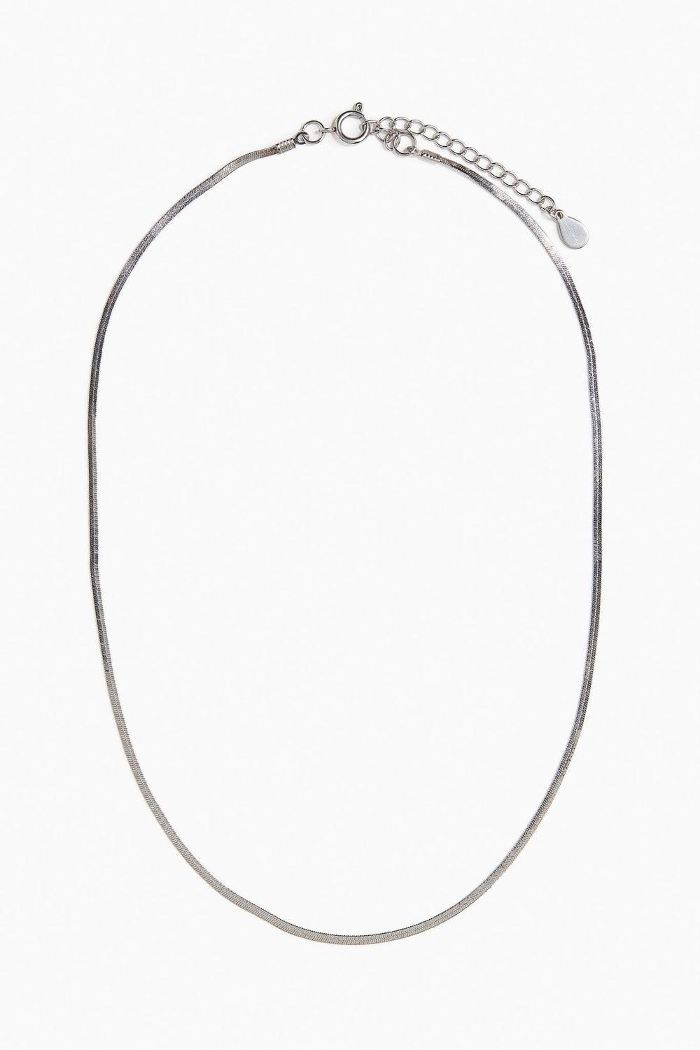 H&M Stainless Elegance: Adjustable Steel Necklace for Women - Image 1