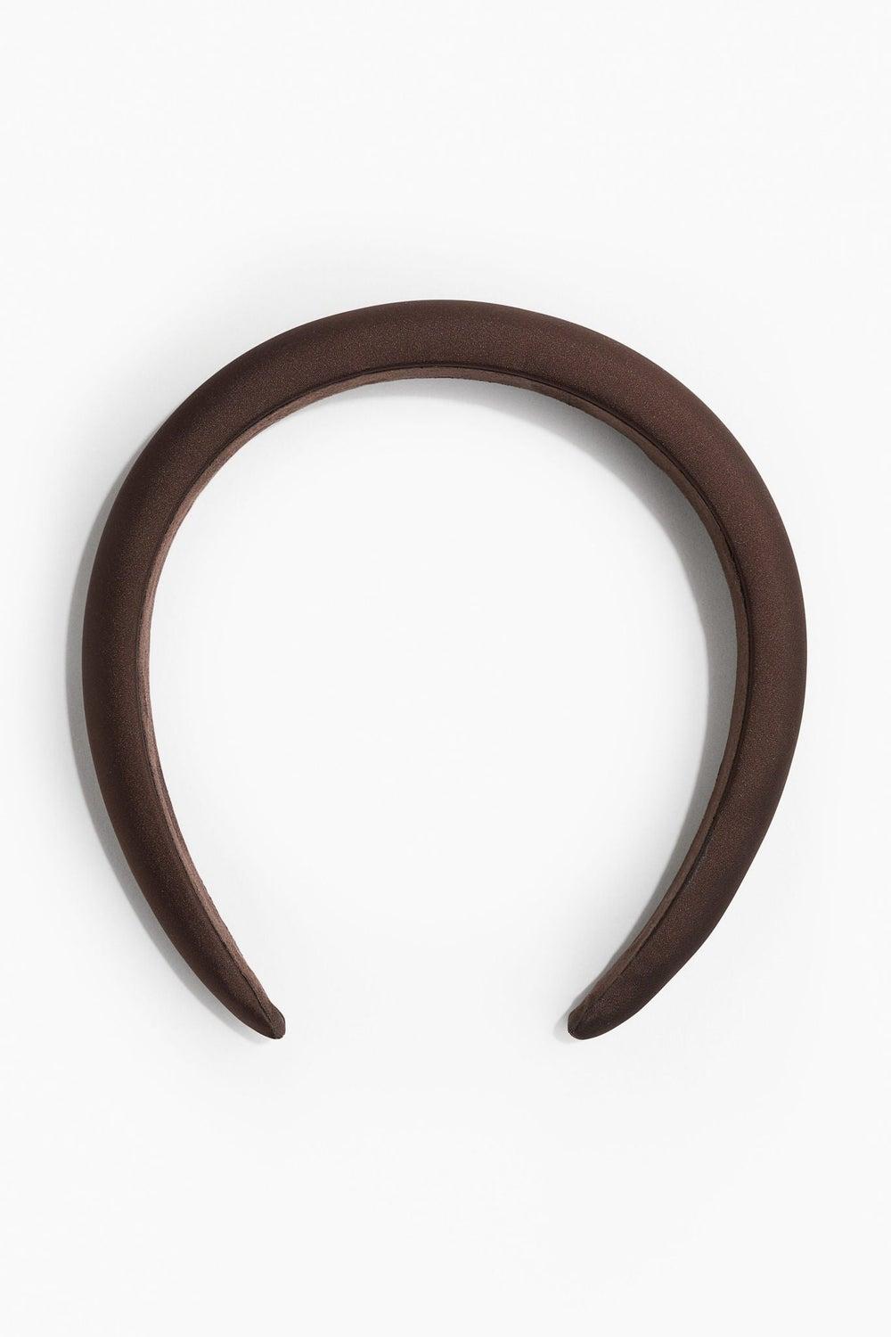 H&M Elegance Defined: Posh Padded Satin Alice Band - Image 1