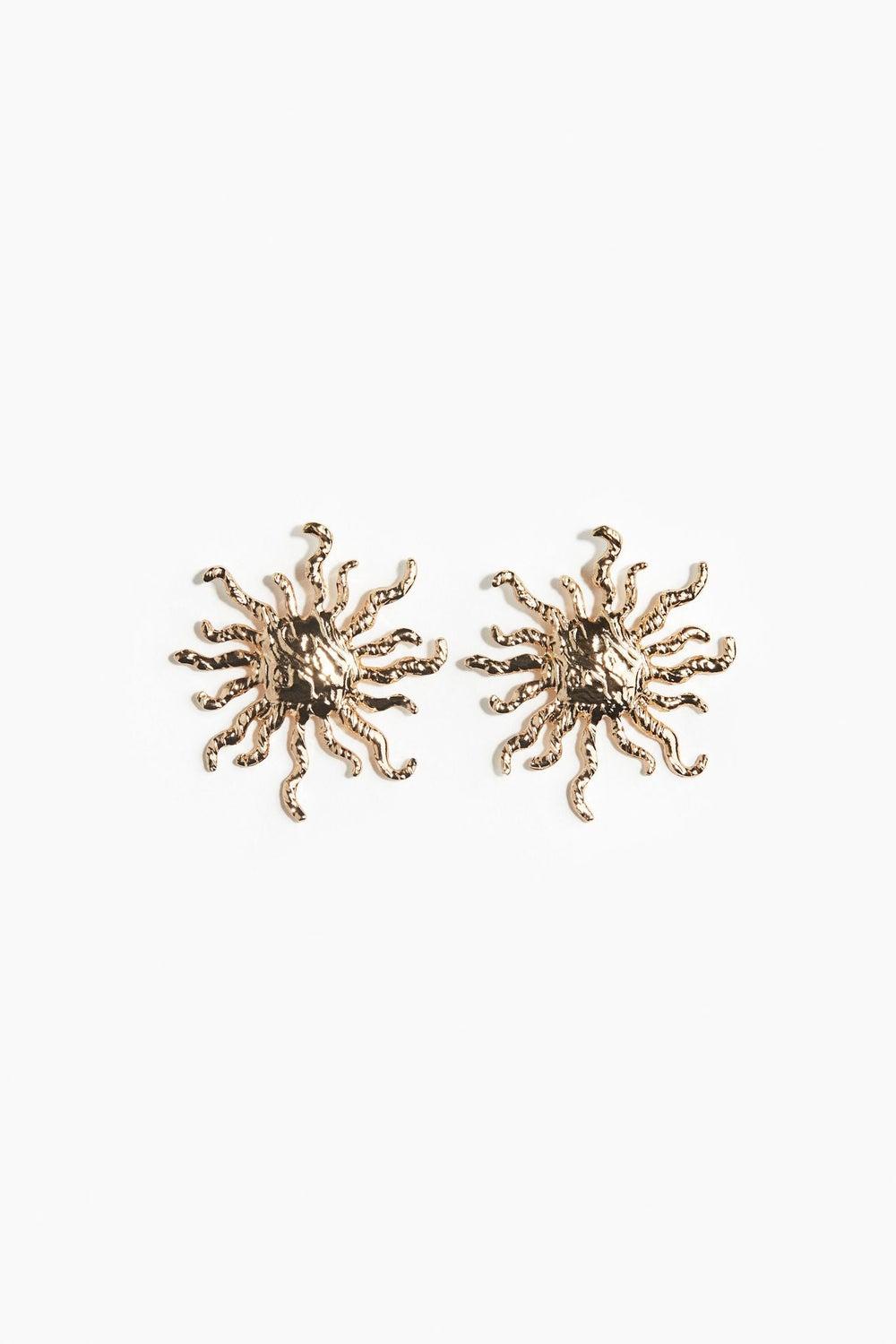 H&M Playful Sun-Shaped Stud Earrings for Women - Image 1