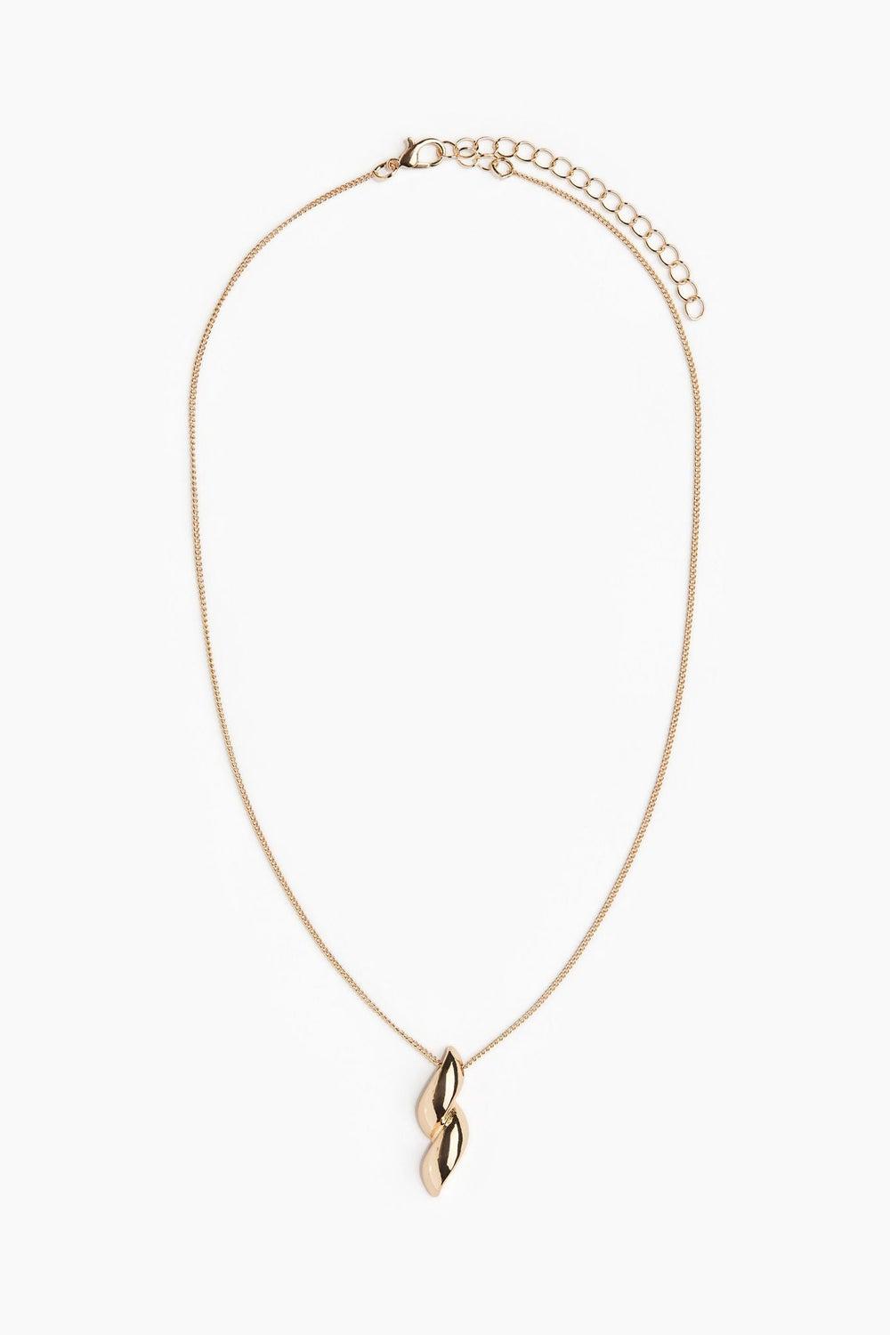 H&M Chic Twisted Pendant Women's Necklace - Image 1