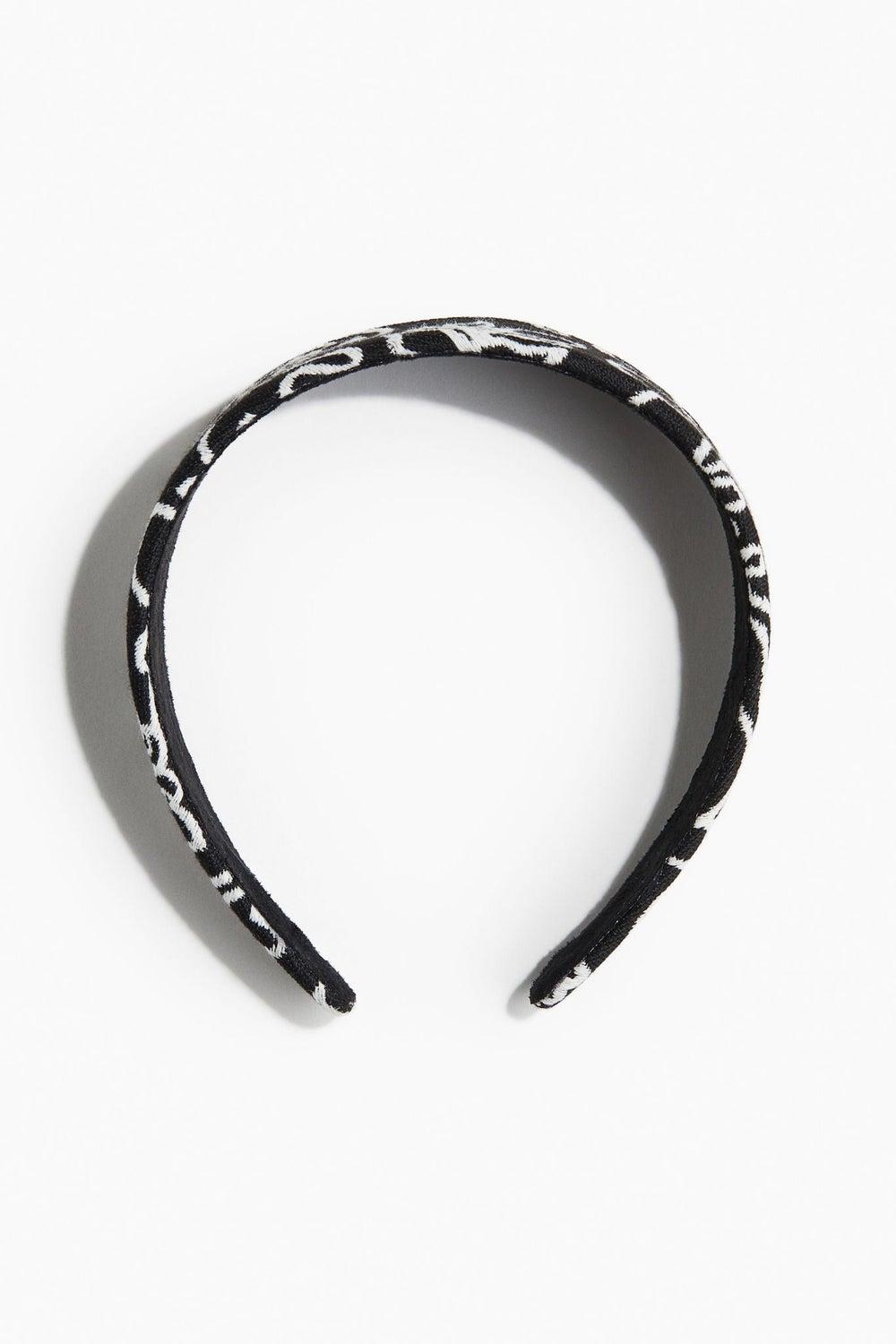 H&M Elegant Embroidered Alice Band for Chic Styling - Image 1