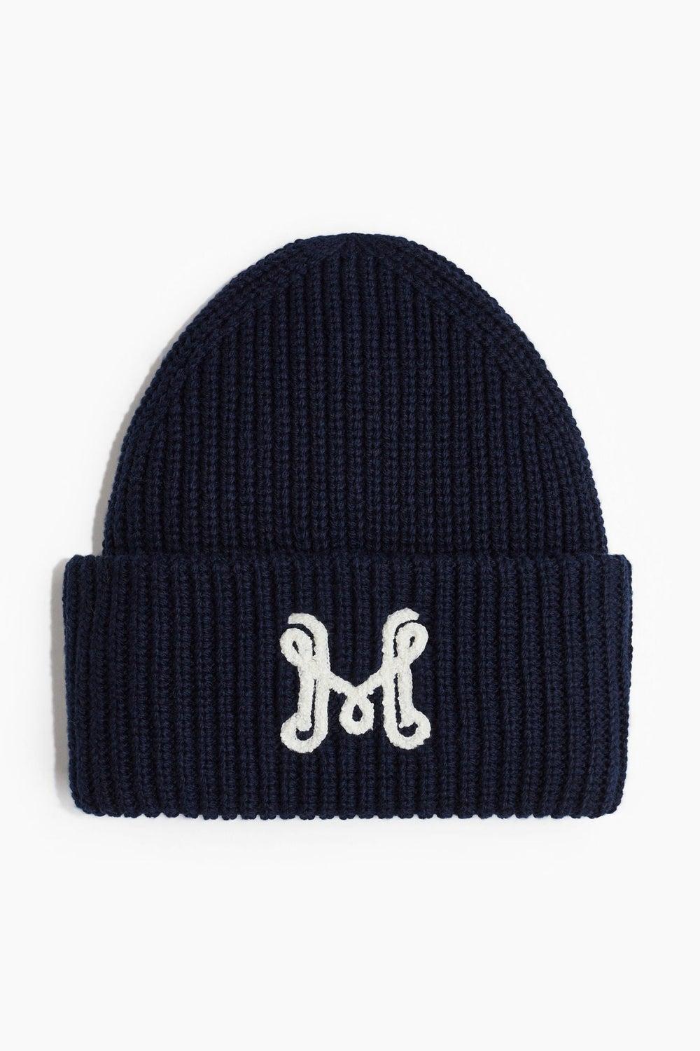 H&M Chic Rib-Knit Women's Beanie with Stylish Hem - Image 1