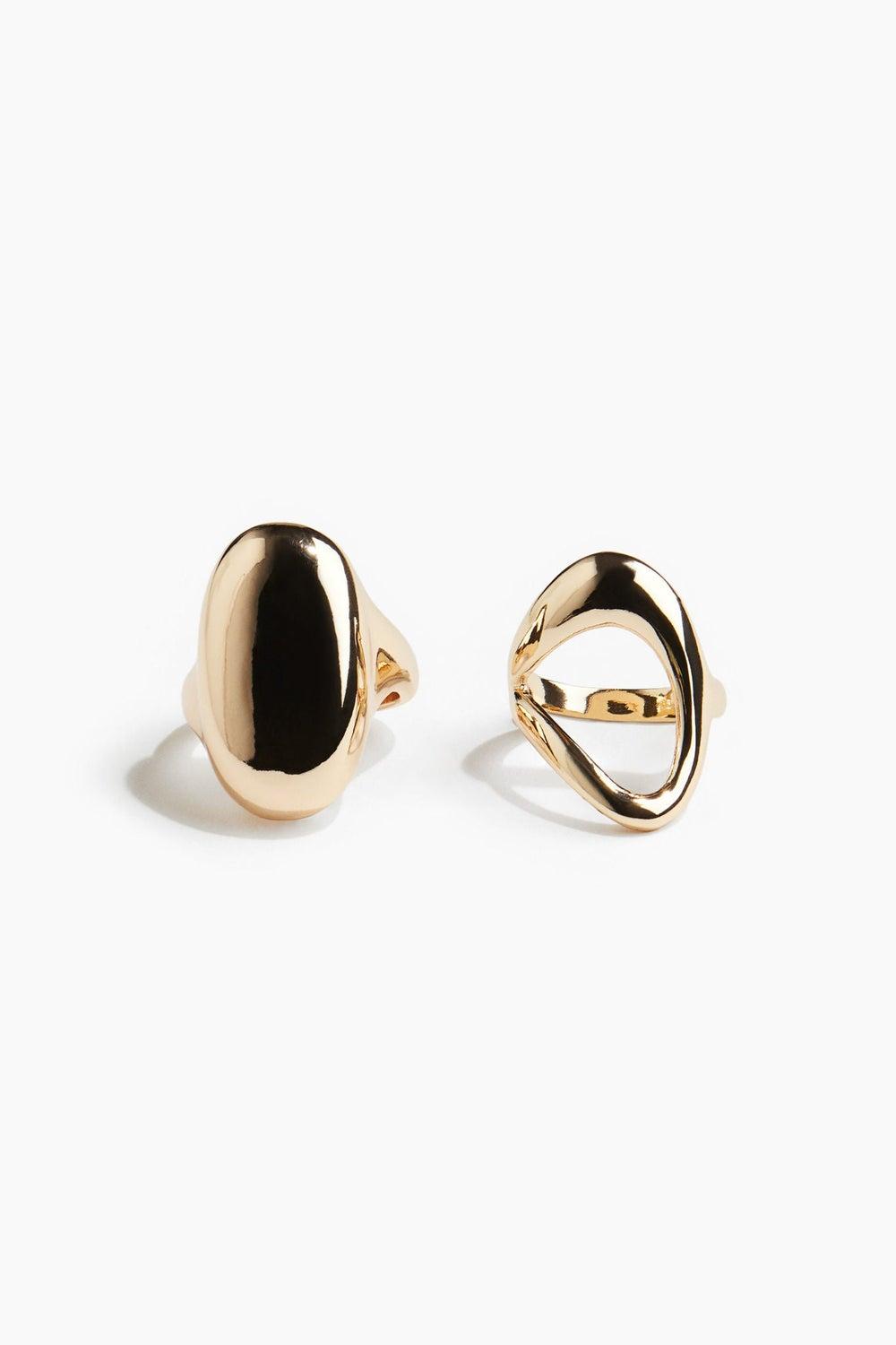 H&M Elegant Duo: 2-Pack Women's Rings - Image 1