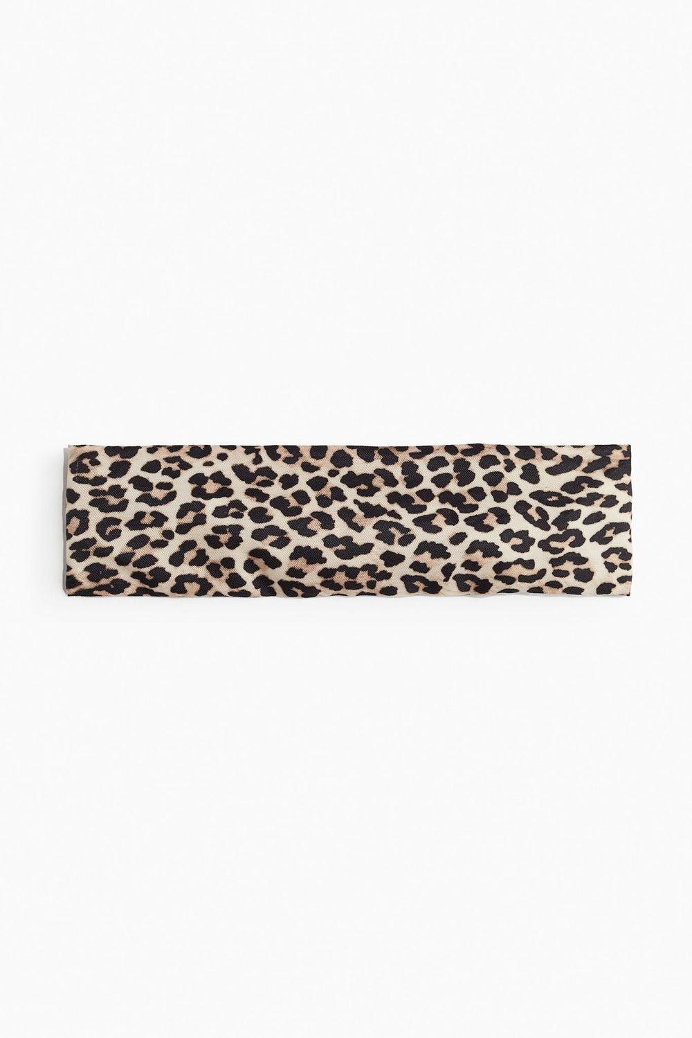 H&M Chic Patterned Twill Hairband for Elegant Styling - Image 1