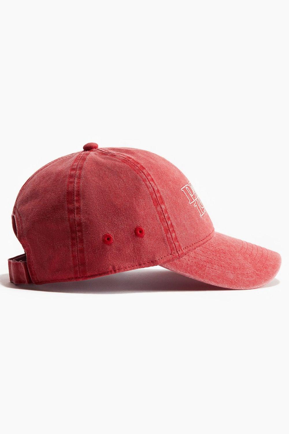 H&M Chic Embroidered Cotton Twill Cap - Women's Wear - Image 1