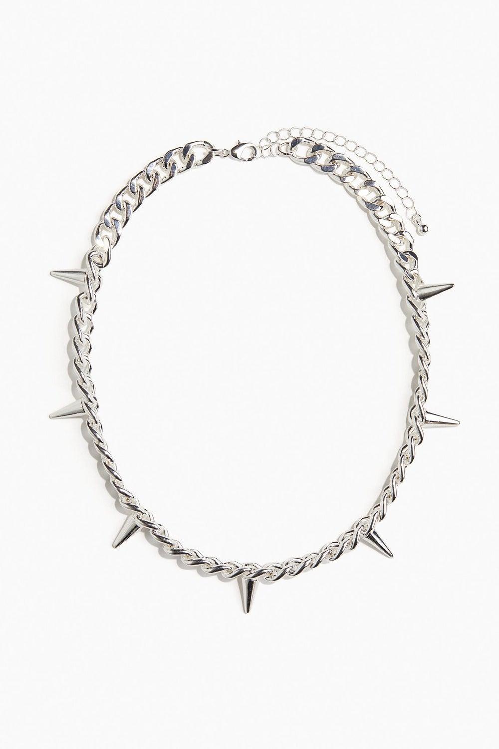H&M Chic Stud-Detail Short Necklace for Modern Looks - Image 1
