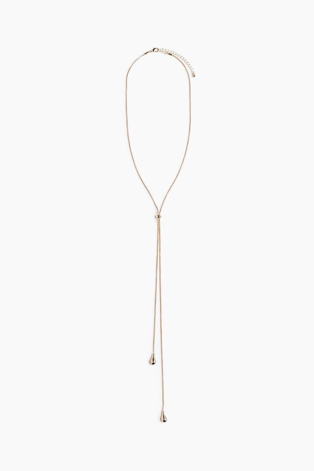 H&M Sleek Adjustable Lariat Necklace - Image 1