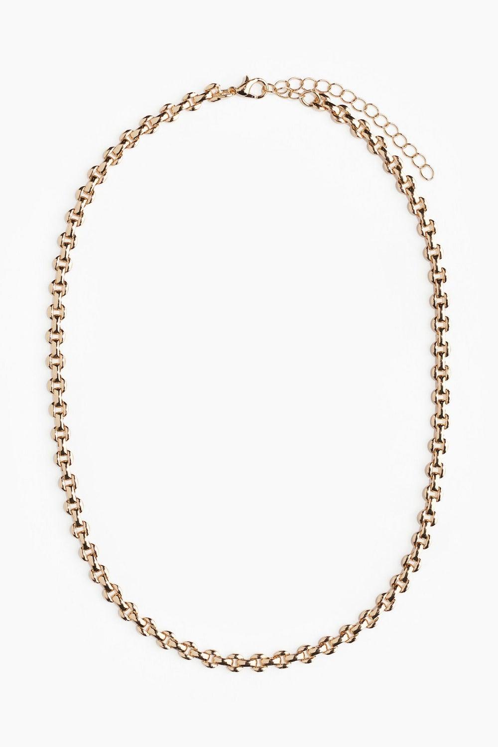 H&M Elegant Steel Chain Necklace - Timeless Shine - Image 1