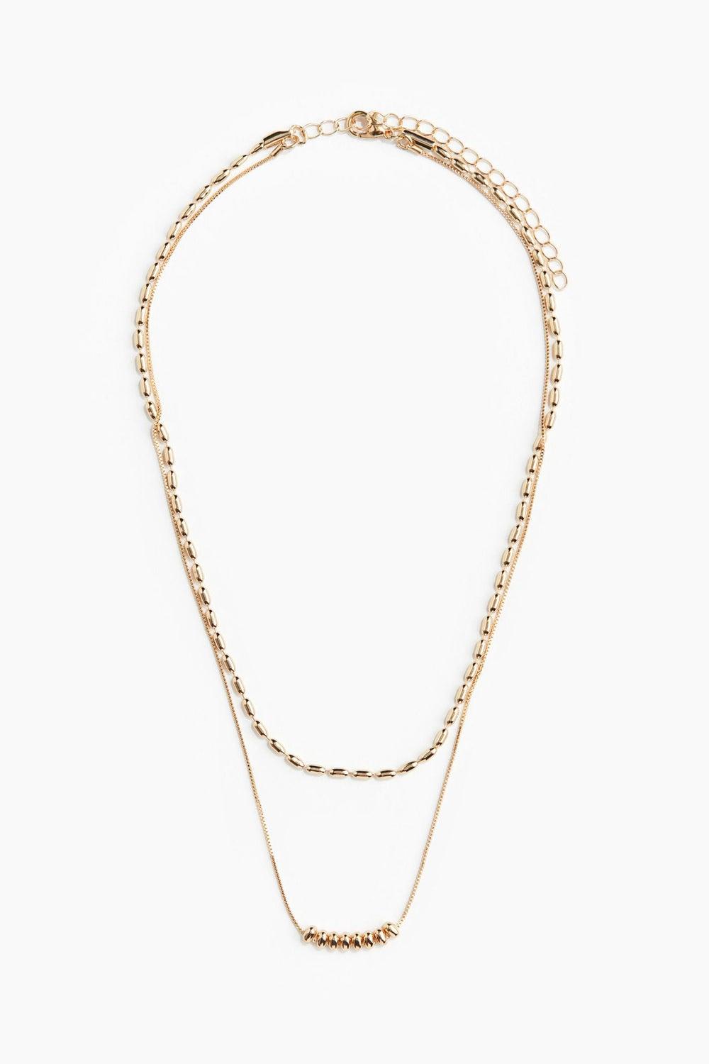 H&M Dual Elegance: Chic Two-Strand Women's Necklace - Image 1