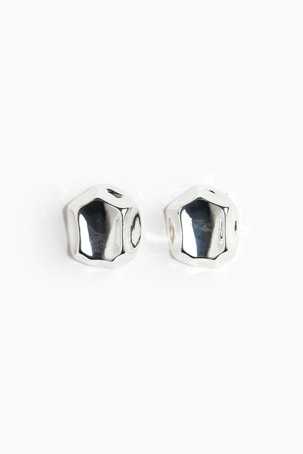 H&M Contemporary Angular Stud Earrings for Women - Image 1