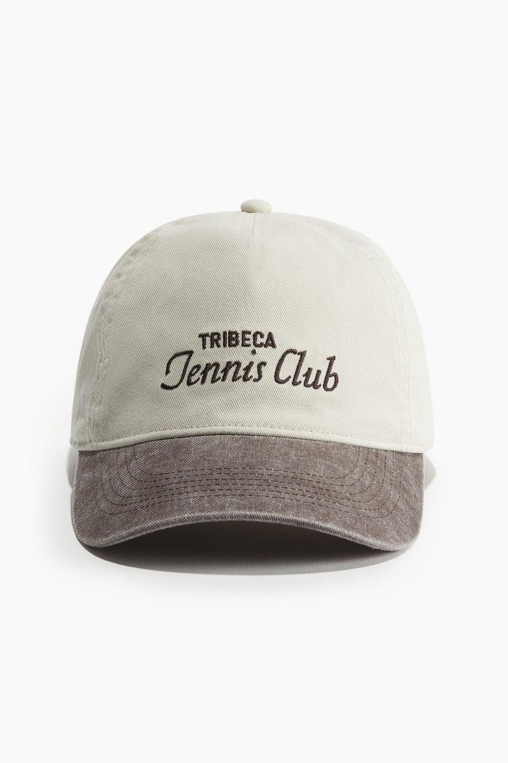 H&M Chic Embroidered Cotton Twill Cap for Women - Image 1