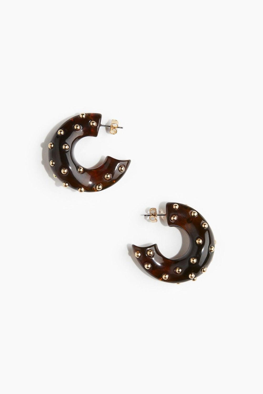 H&M Chic Studded Hoop Earrings for Effortless Style - Image 1