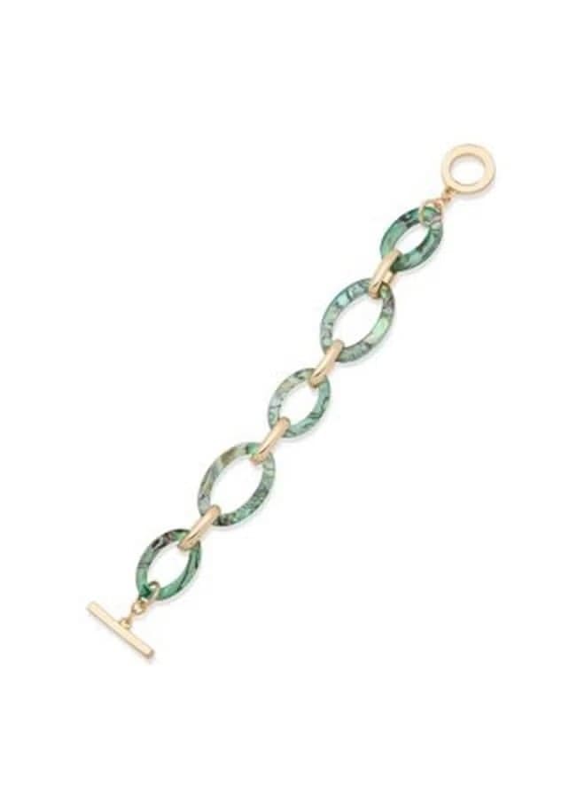 ANNE KLEIN Crystal Embellished Gold-Tone Bracelet - Image 1