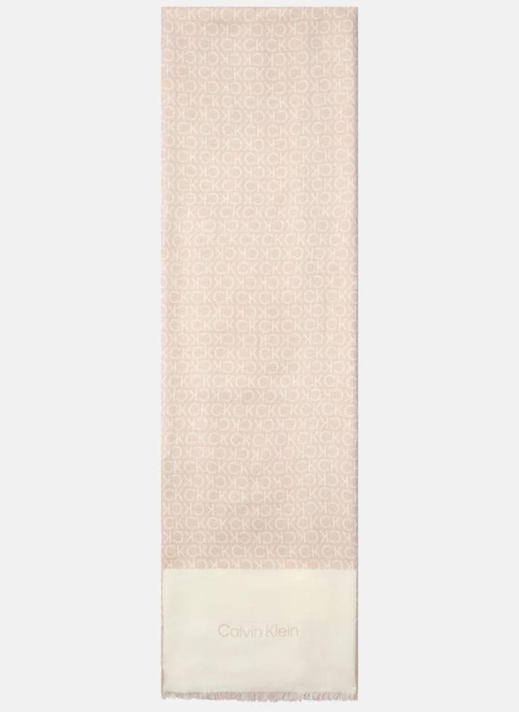 CALVIN KLEIN Lightweight Logo Scarf - Elegance for Every Occasion - Image 1