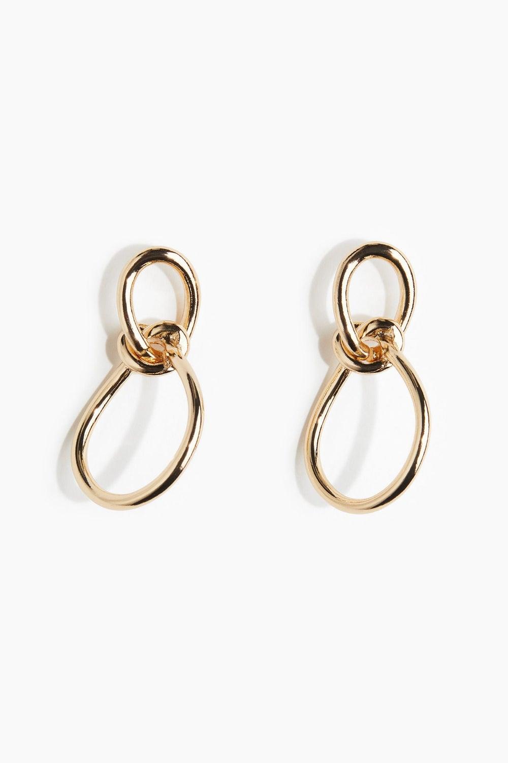 H&M Chic Knot-Detail Earrings for Elegant Women - Image 1