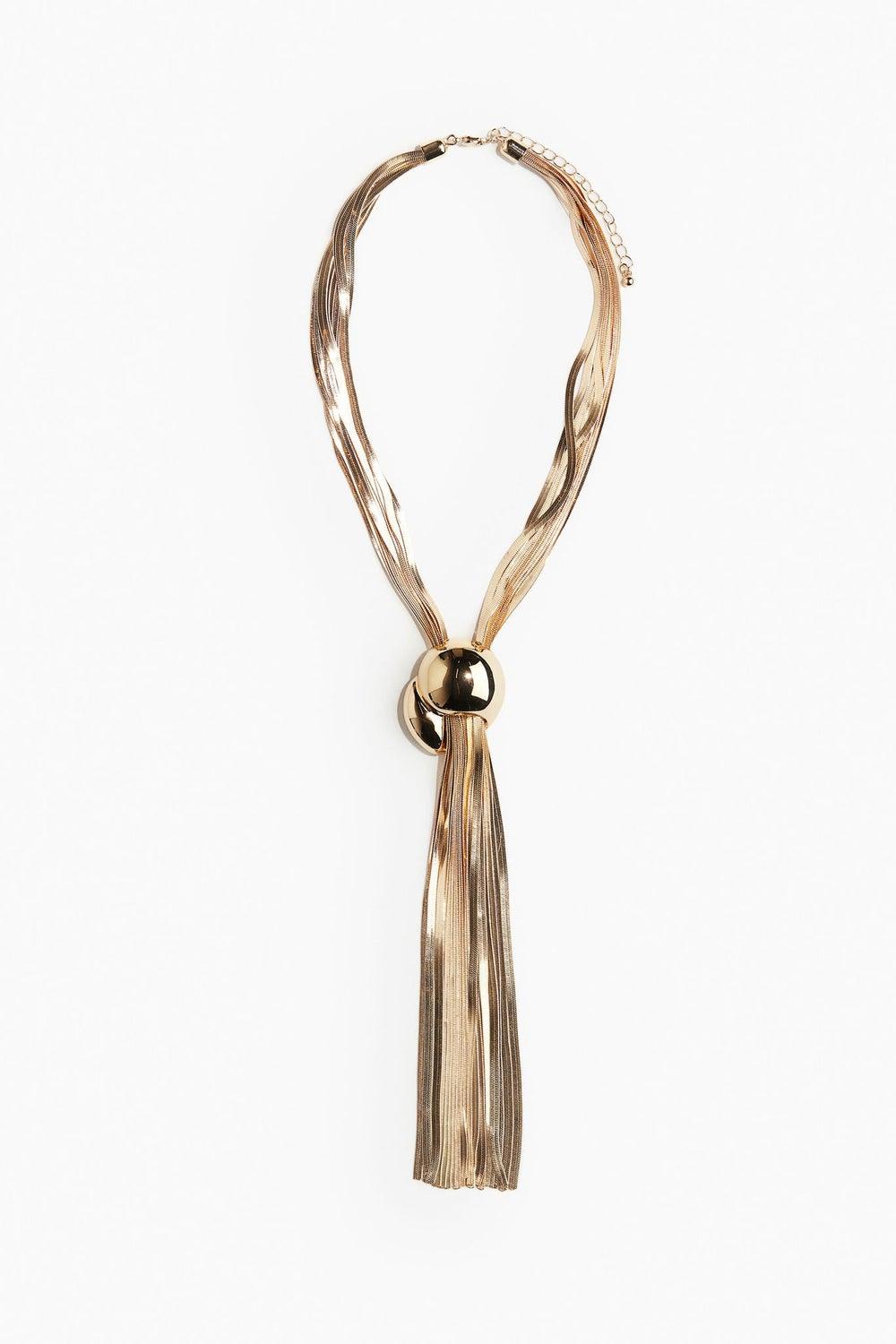 H&M Elegant Snake Chain Necklace - Lightweight & Adjustable - Image 1