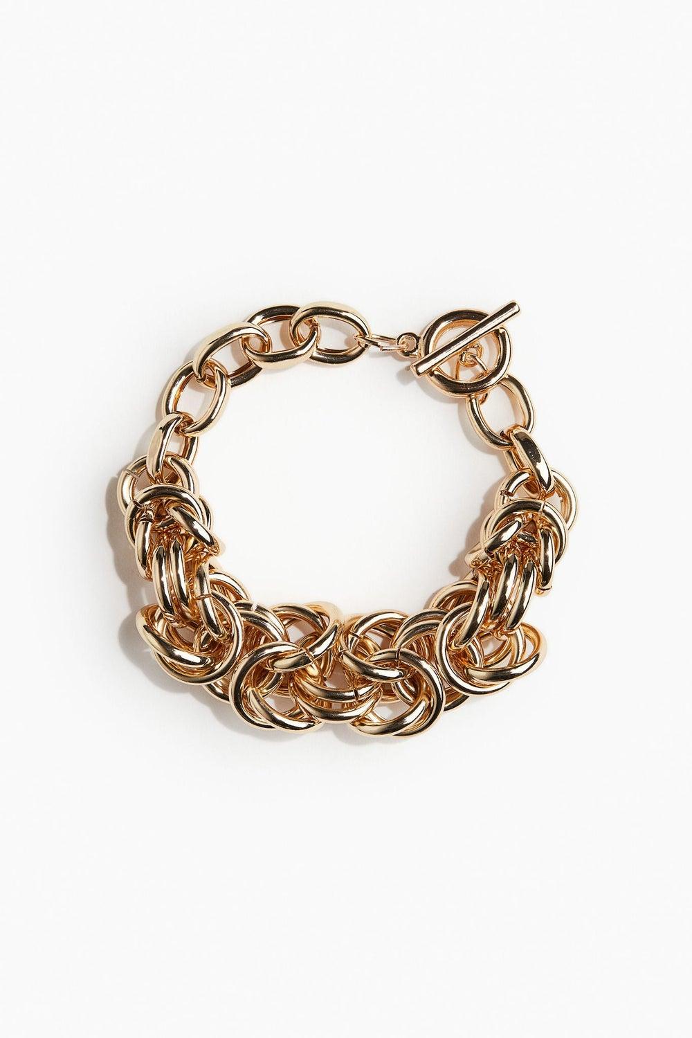 H&M Elegance Unleashed: Women's Chunky Chain Bracelet - Image 1