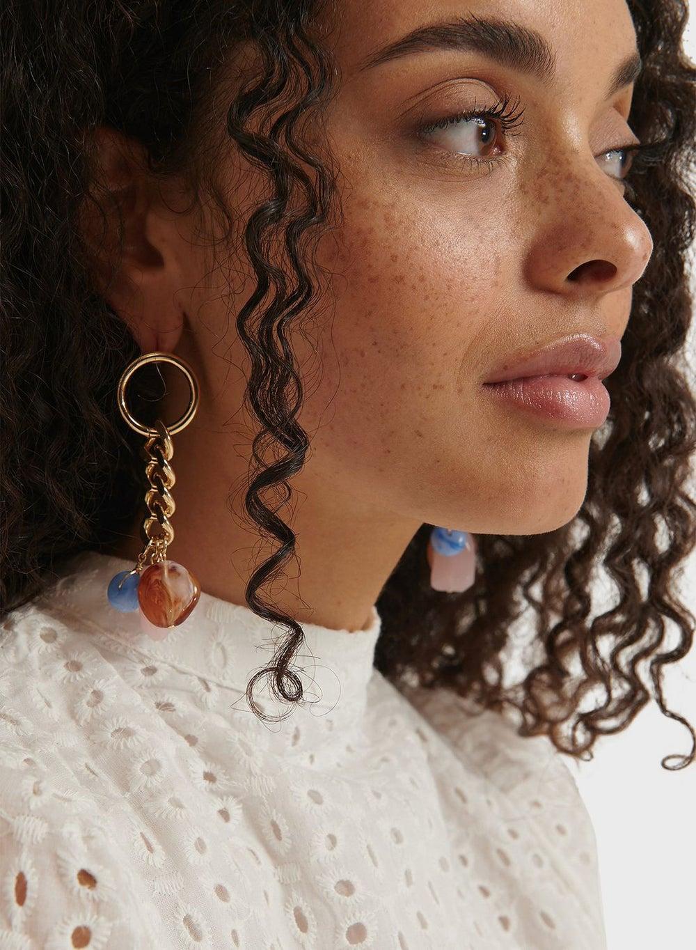 NA-KD Stone Drop Earrings for Elegant Evenings - Image 1