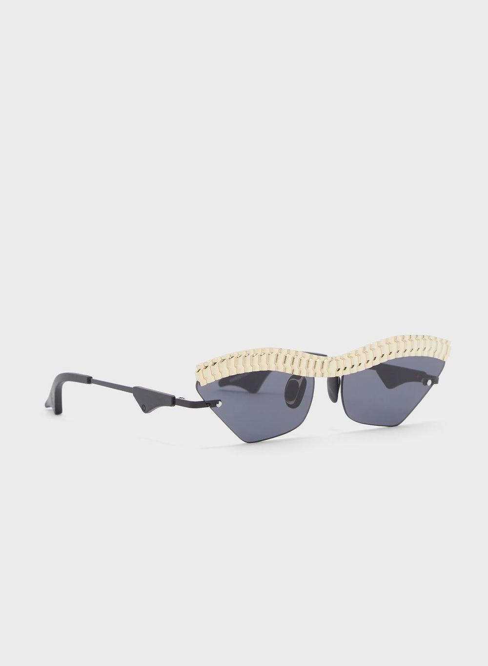 Le Specs & Christian Cowan Chic Asymmetrical Sunglasses - Image 1