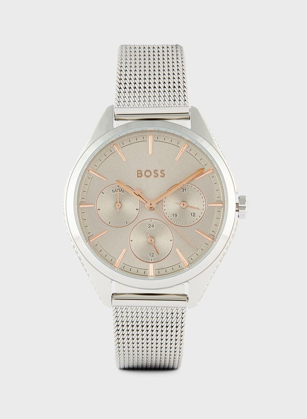 BOSS SAYA Crystal Champagne-Tone Women's Watch - Image 1