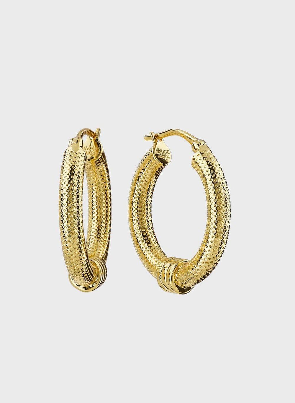 Jackie Mack Sorrento Earrings - Elegant Hoops for Women - Image 1