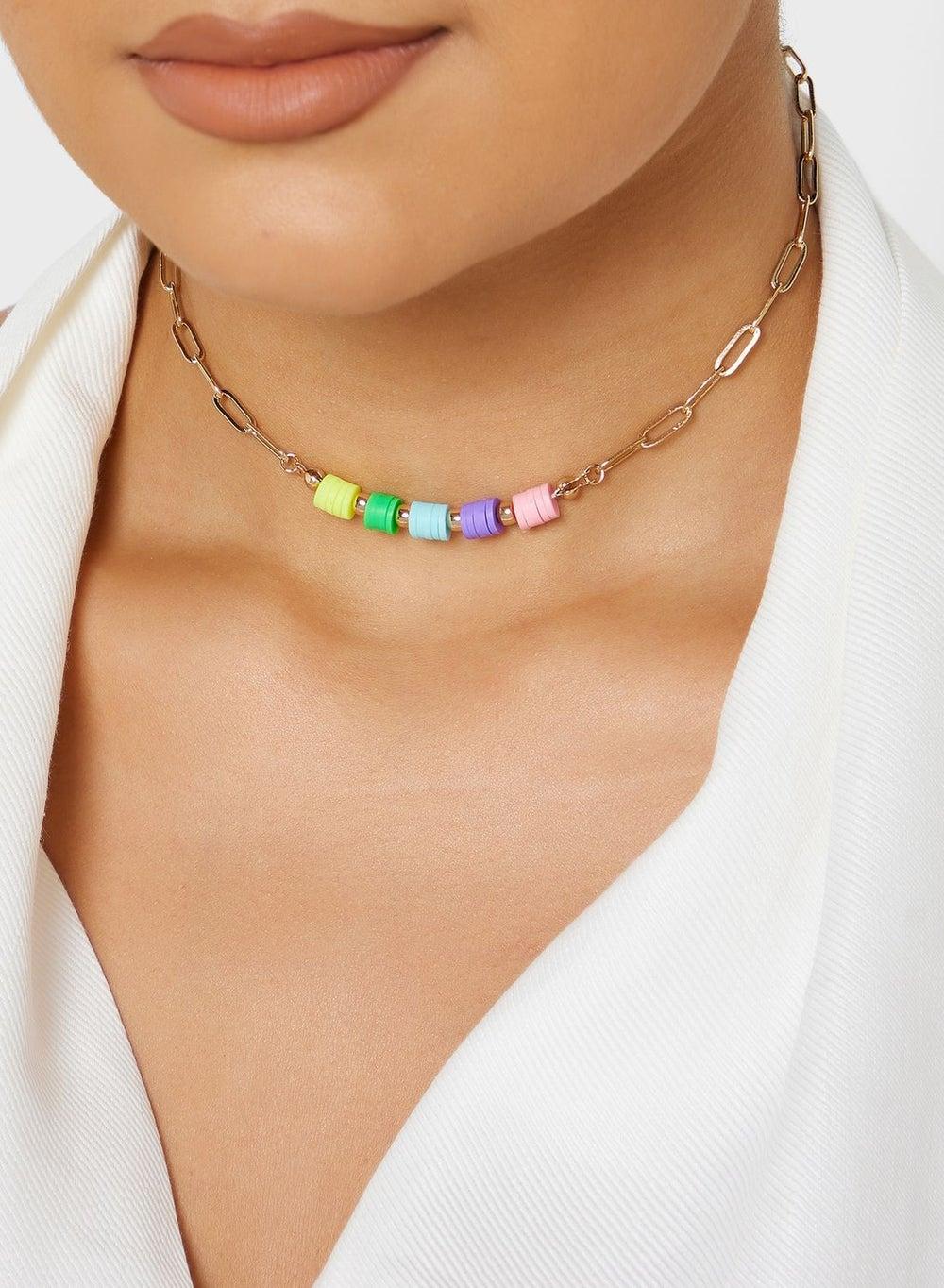Fashionbox Elegant Gold Plated Charm Necklace for Women - Image 1
