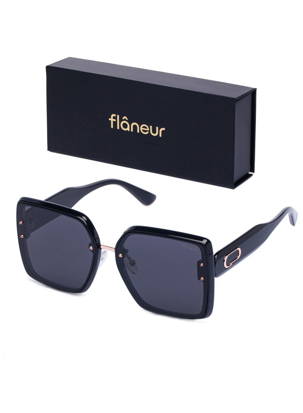 Flâneur Polarized Style 1: Chic Oversized Sunglasses - Image 1