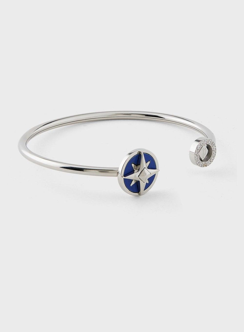 POLICE Chic Lapis & Crystal Embellished Bangle for Women - Image 1