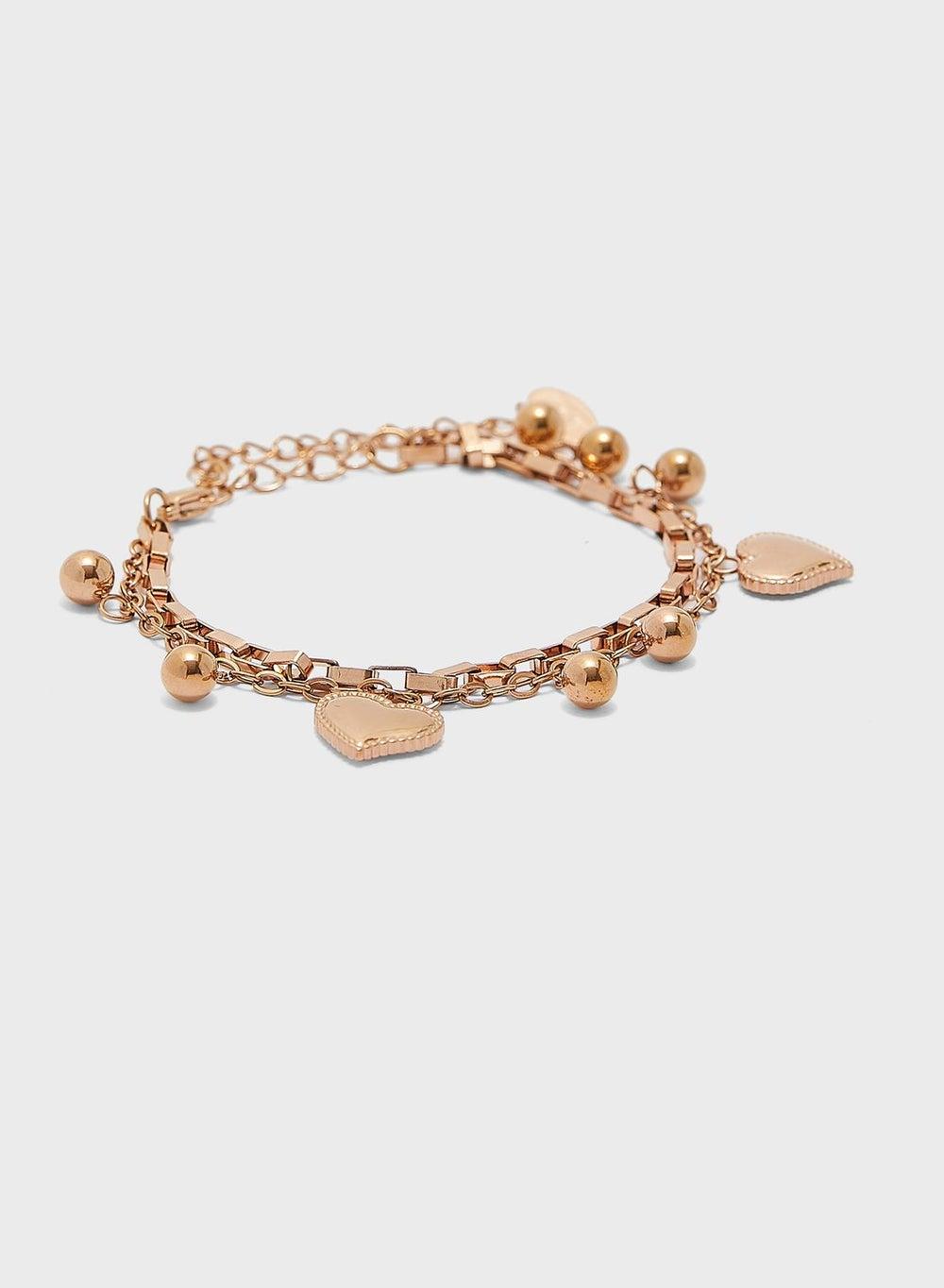 Celovis Wisteria Heart Charm Elegance Bracelet - Image 1