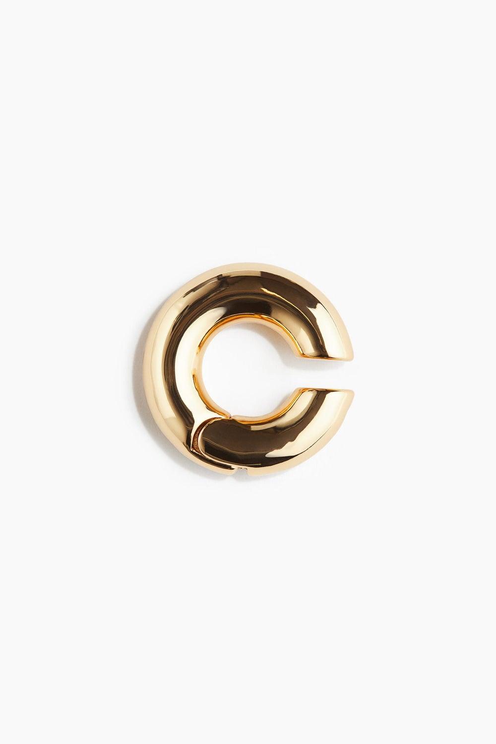 H&M Gold-Plated Chic Ear Cuff for a Polished Style - Image 1