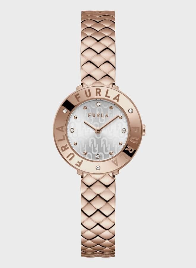 Furla Women's Signature Steel Strap Analog Watch - Image 1