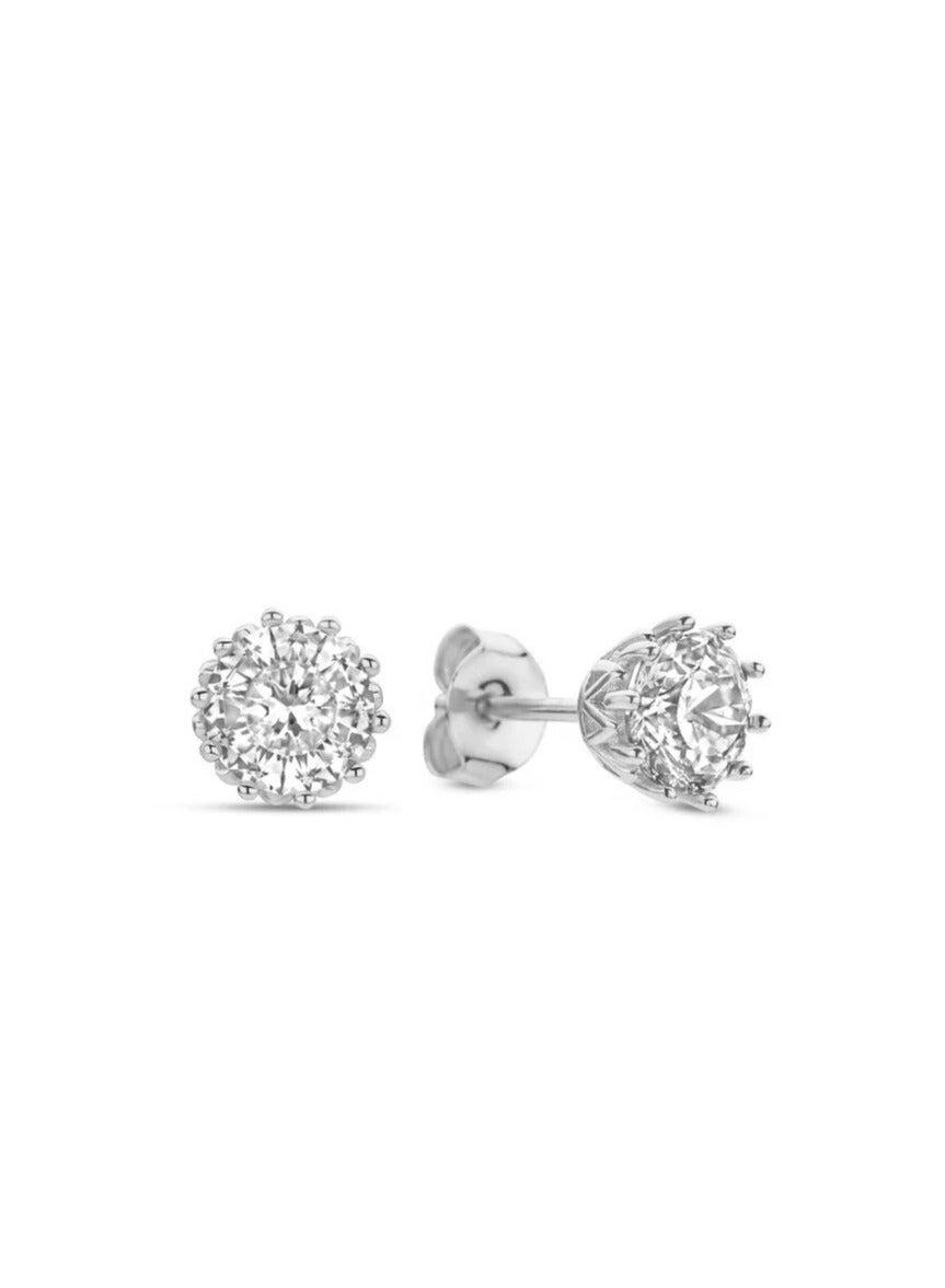 Liu Jo Elegant Silver Crystal Studs for Women - Image 1