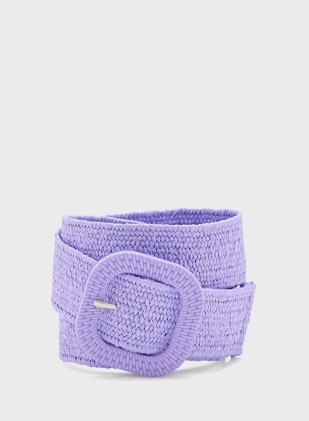 Elegant Ginger Raffia Woven Belt – Perfect for Women - Image 1