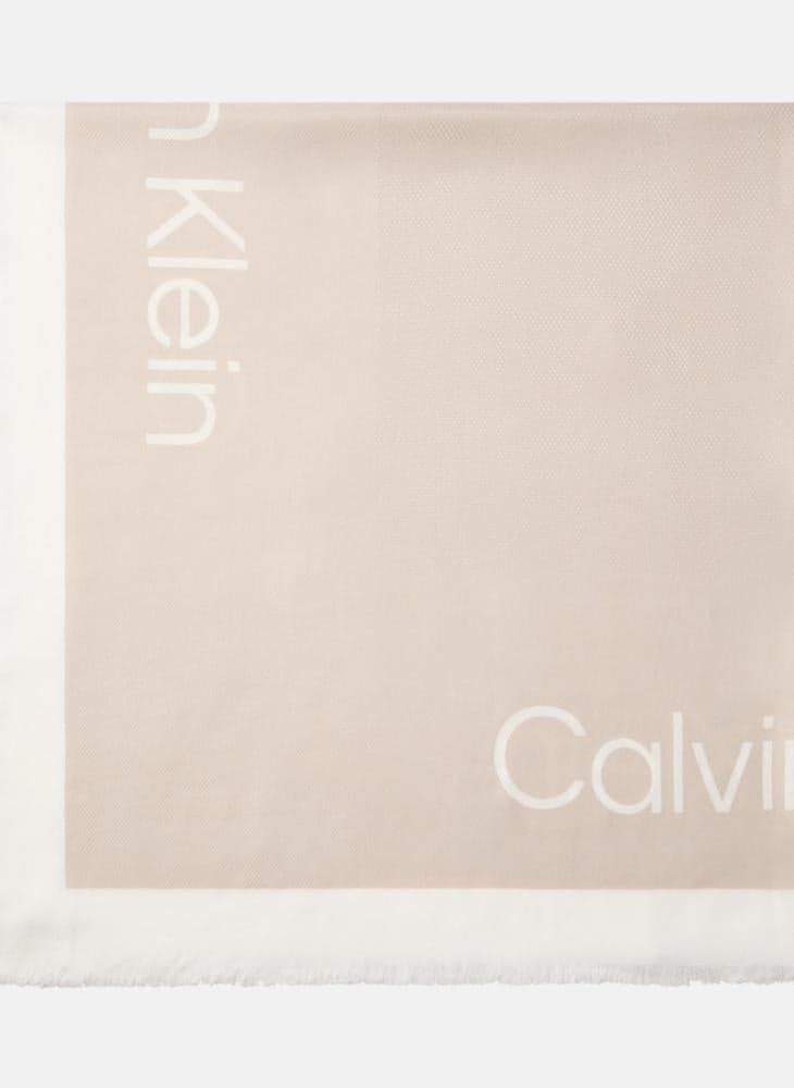 Calvin Klein Lightweight Logo Scarf - Elegance for Every Season - Image 1