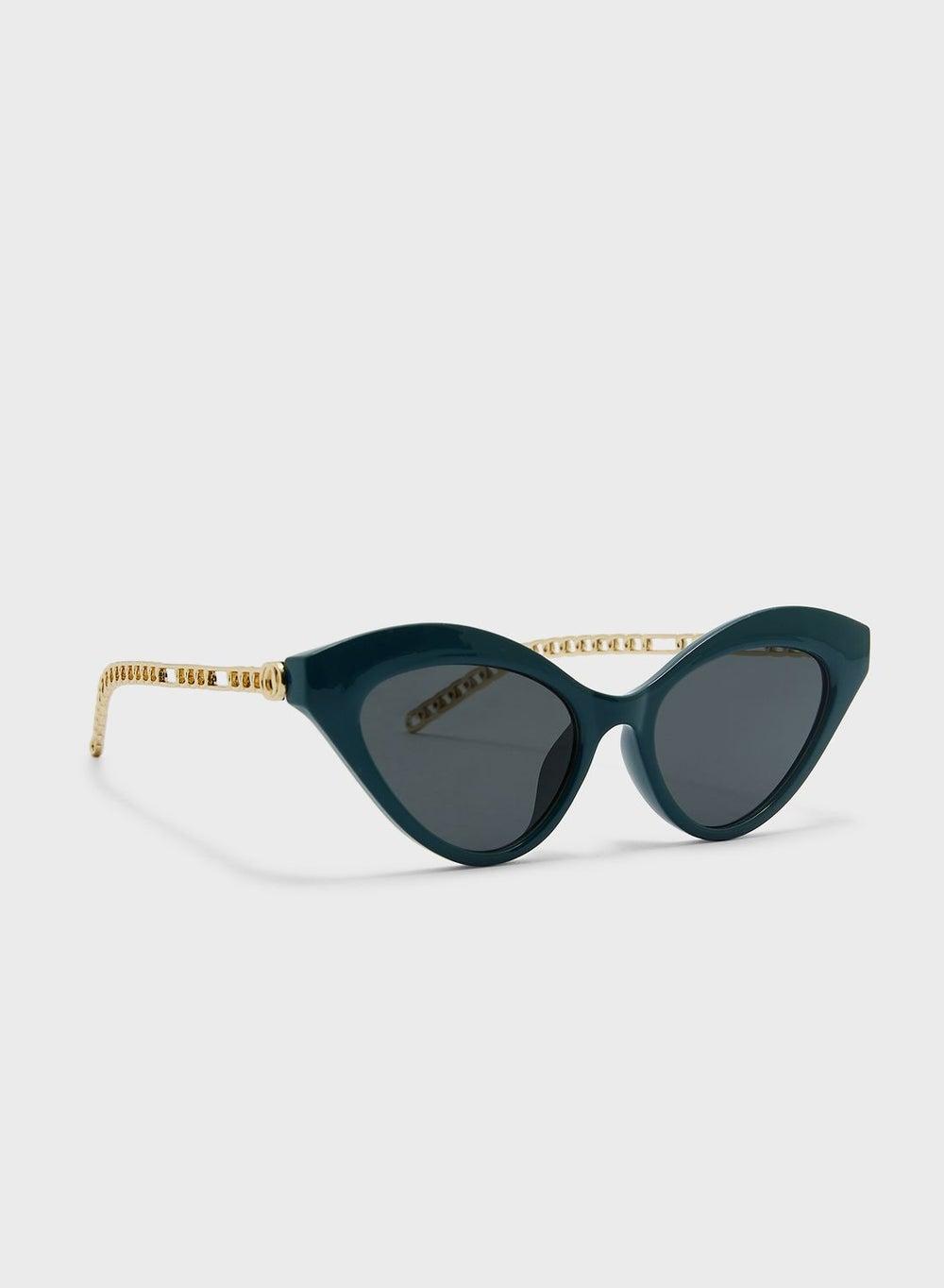 ELLA Chain Arm Cat Eye Sunglasses - Timeless Elegance - Image 1