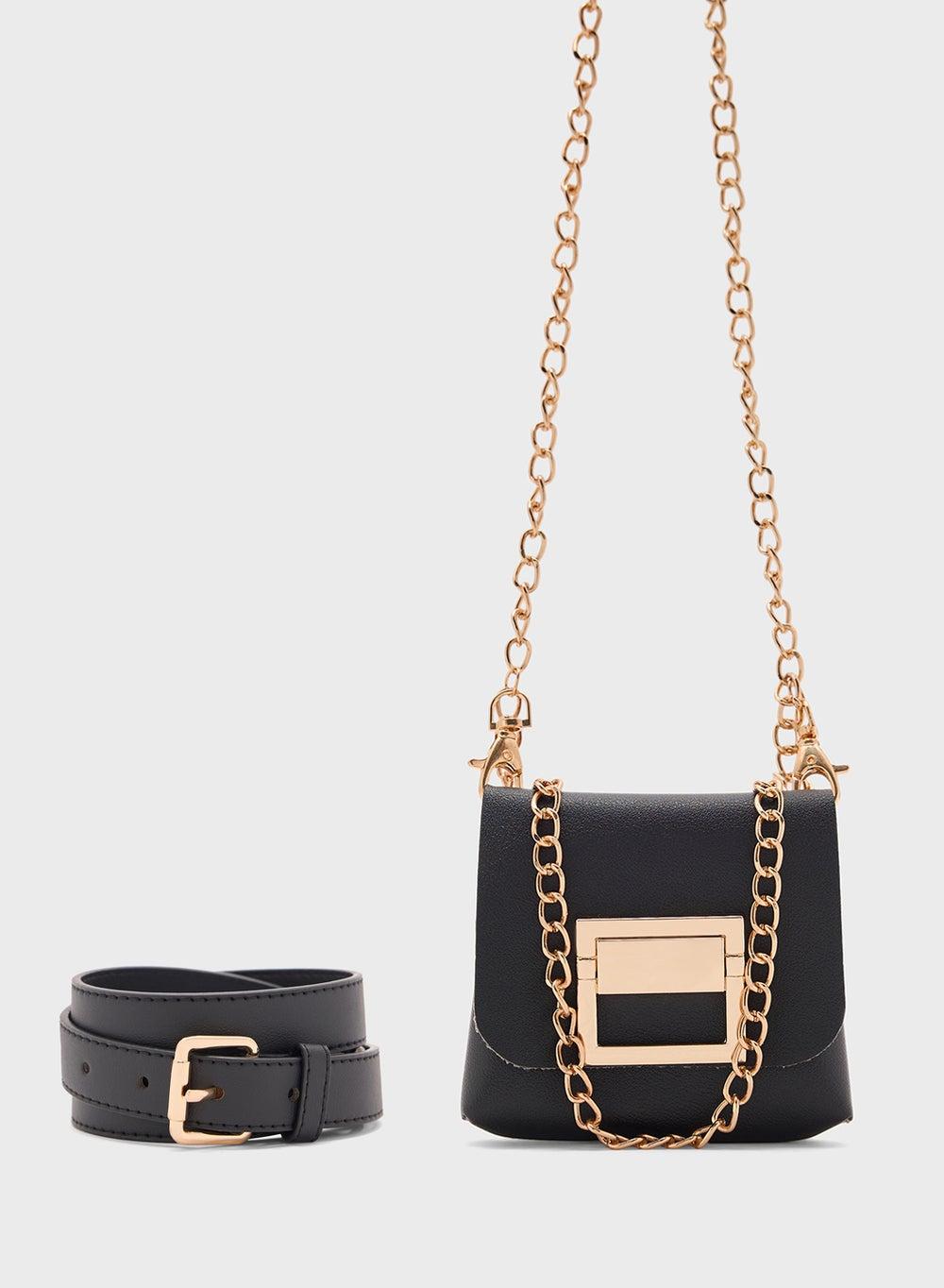 Ginger Chic Multi-Use Belt with Elegant Coin Pouch - Image 1