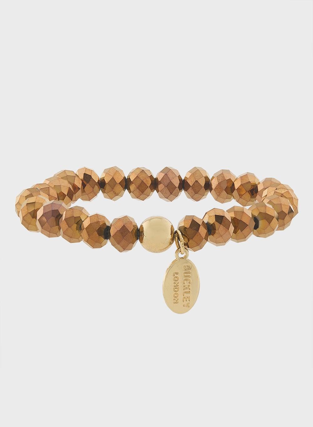 BUCKLEY LONDON Women's Elegant Sparkle Glass Bead Bracelet - Image 1