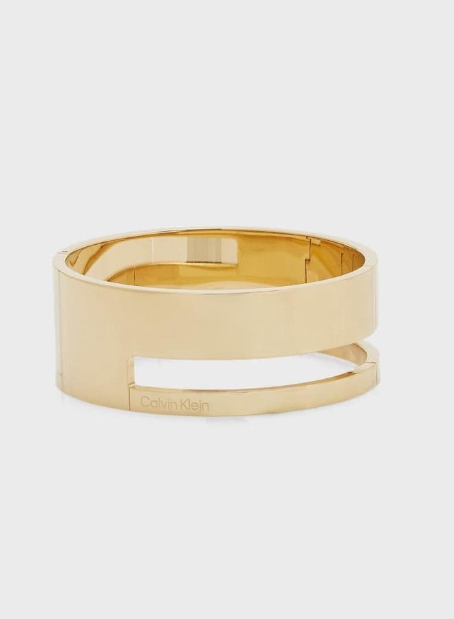 CALVIN KLEIN 17.5CM Chic Geometric Essentials Bracelet - Image 1