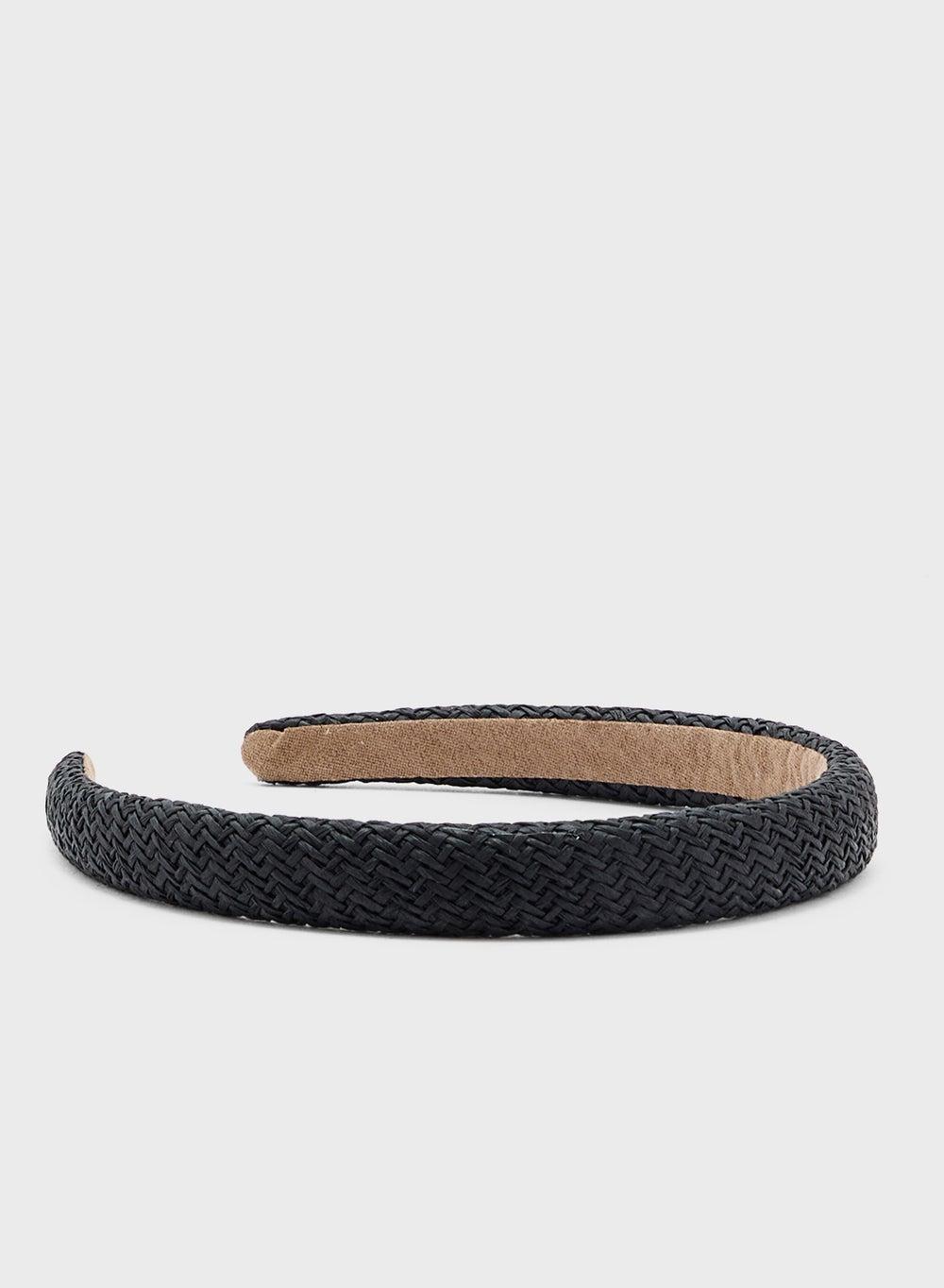 ELLA Woven Raffia Headband - Elegant Women's Accessory - Image 1