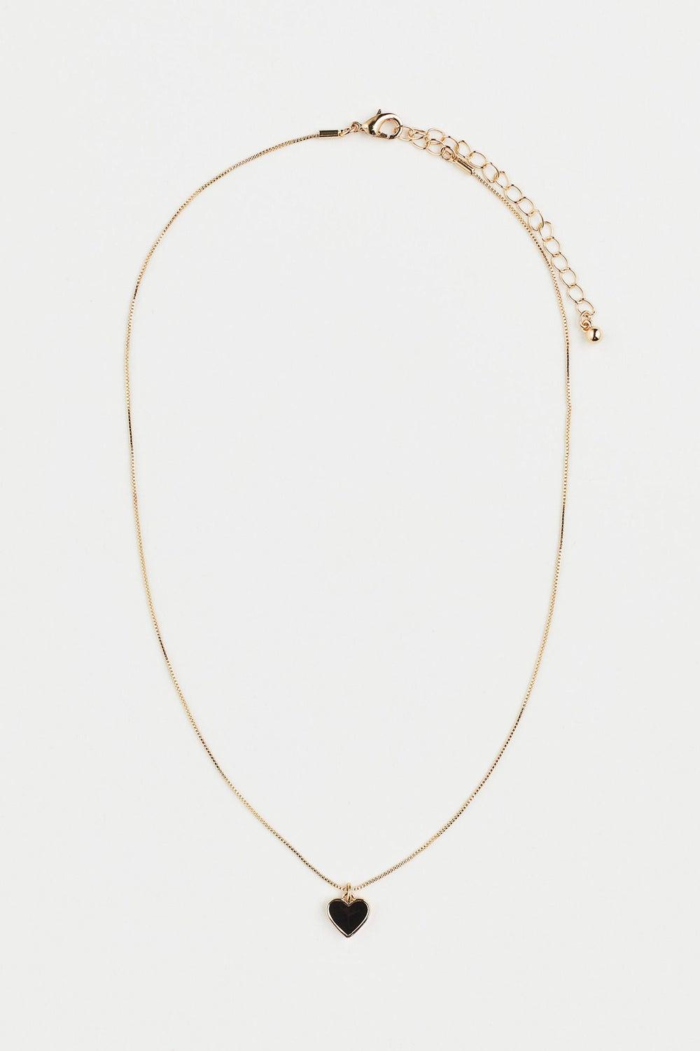 H&M Heart-Shaped Pendant Necklace - Timeless Elegance - Image 1