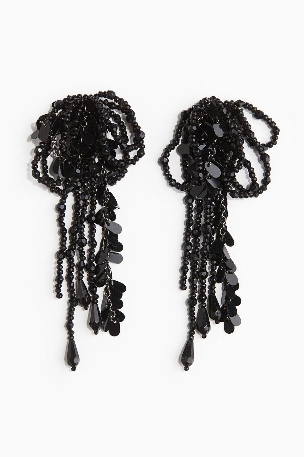 H&M Elegant Long Beaded Earrings - Accent Your Style - Image 1